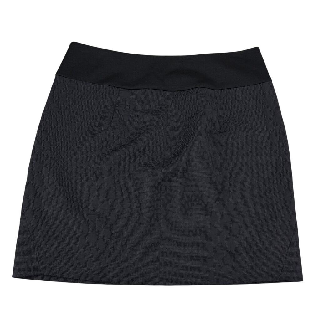 THEORY Delsy Fritella Textured Moto Mini Skirt Size 2 - Picture 5 of 6